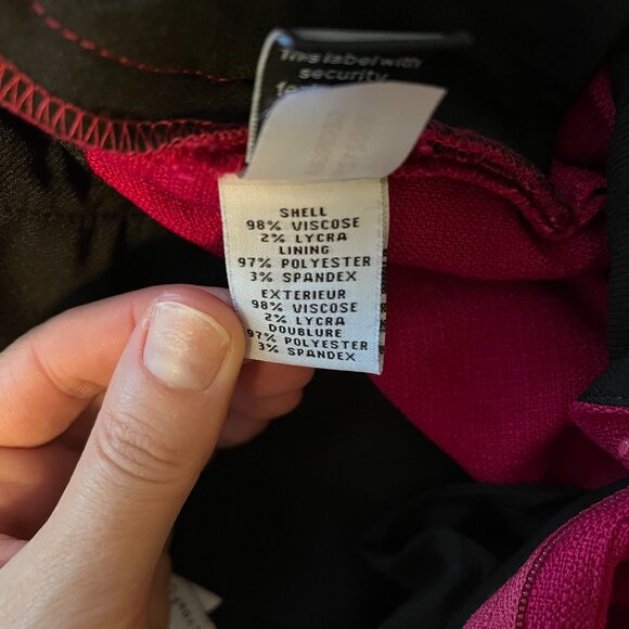 Diane von Furstenberg Fushia mid rise capris pants - Picture 7 of 8